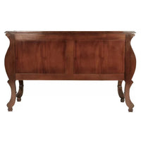 Mid-Century Modern Hand carved Teak Wood Console Table