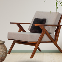 Contemporary Rosewood Lounge Chair with Modern Design