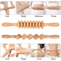 WOOD ECLAT MaderoTherapy Accessories 8-In-1  Wood Therapy Massager Kit.