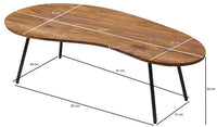 Queen Anne Teakwood Coffee Table