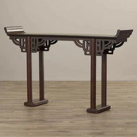 Modern Farmhouse Solid Teak Wood Console Table