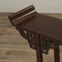 Modern Farmhouse Solid Teak Wood Console Table