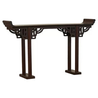 Modern Farmhouse Solid Teak Wood Console Table