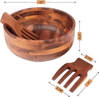 Wood Eclat Large Acacia Wood Mixing Bowl