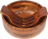 Wood Eclat Large Acacia Wood Mixing Bowl