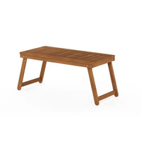 Organic Modernism Folding Wooden Coffee Table