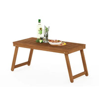 Organic Modernism Folding Wooden Coffee Table