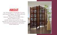 WOOD ECLAT Room Divider  Wood Separator  Wooden Partition