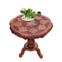 WOOD ECLAT Premium Design Wooden Coffee Table | Side Table | Accent Table