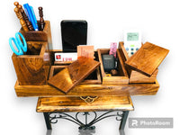 WOOD ECLAT Table Organizer 100% Acacia wood