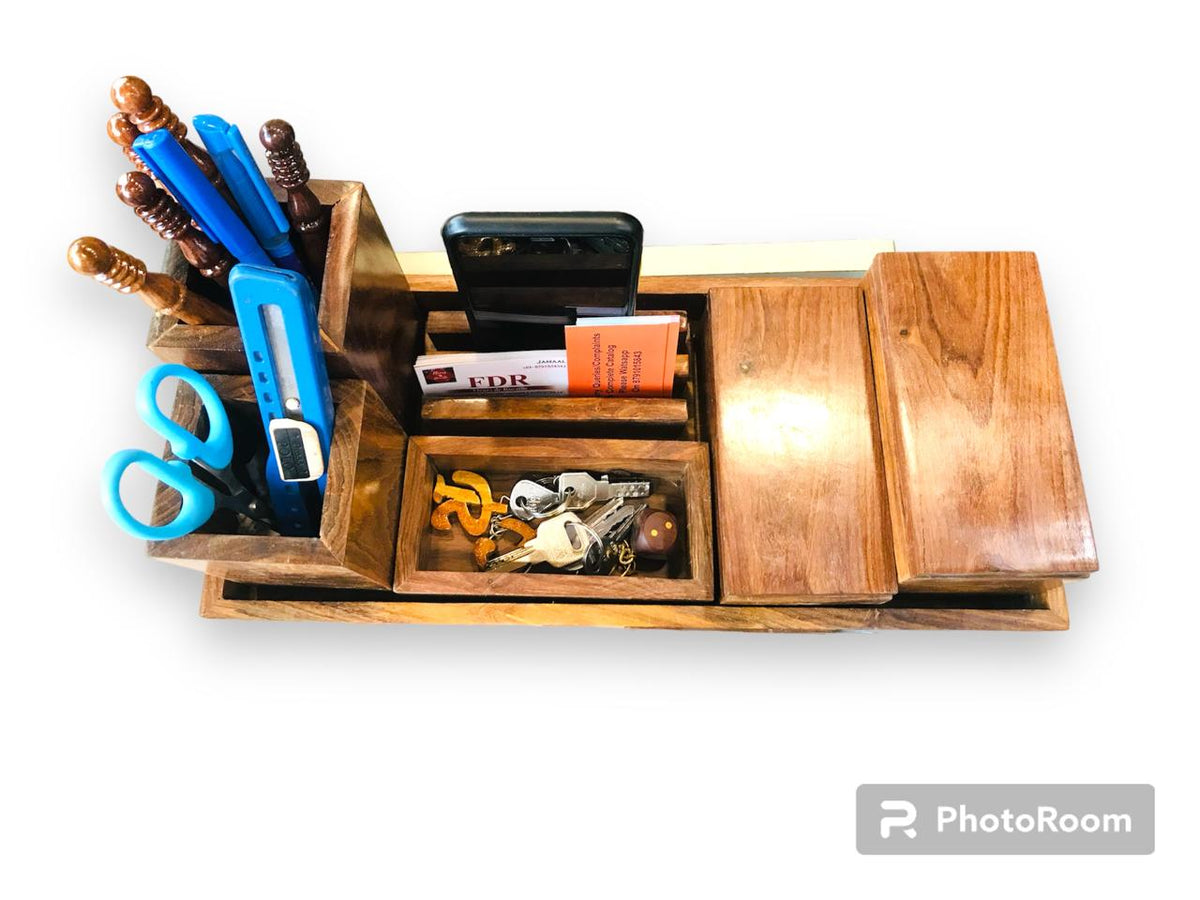 WOOD ECLAT Table Organizer 100% Acacia wood