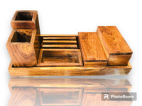 WOOD ECLAT Table Organizer 100% Acacia wood