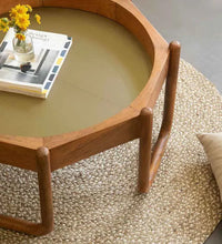 Octagon Coffee Table In Brown Color